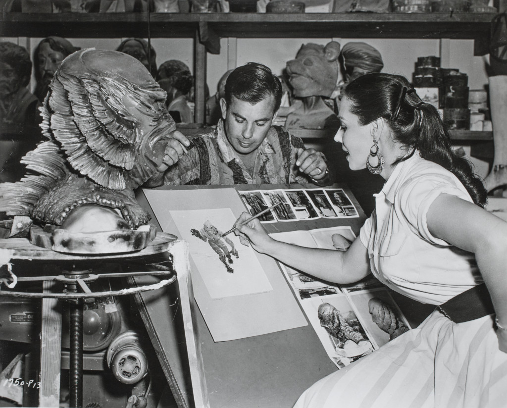 6. Designer Milicent Patrick sketches the Creature. Courtesy of Universal Studios Licensing LLC